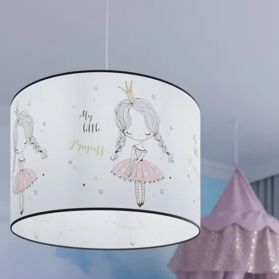 Sollux Princess 30 fehér-színes gyerek függesztett lámpa (SOL-SL.1414) E27 1 izzós IP20