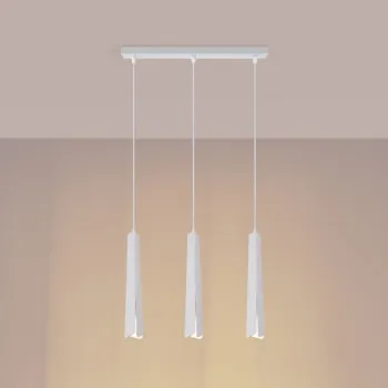 Sollux Prysm 3L fehér függesztett lámpa (SOL-SL.1399) G9 3 izzós IP20