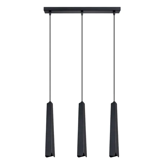 Sollux Prysm 3L fekete függesztett lámpa (SOL-SL.1402) G9 3 izzós IP20