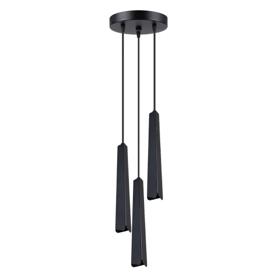 Sollux Prysm 3P fekete függesztett lámpa (SOL-SL.1401) G9 3 izzós IP20