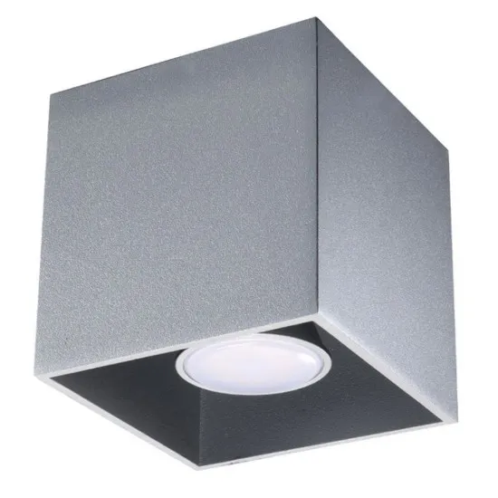Sollux Quad 1 szürke mennyezeti lámpa (SOL-SL.0024) GU10 1 izzós IP20