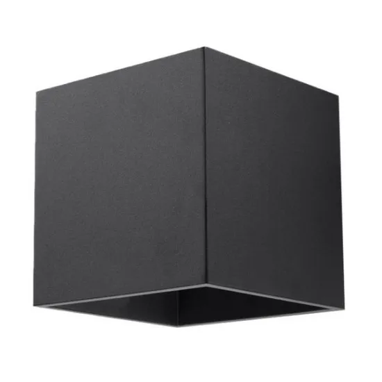 Sollux Quad 1 fekete fali lámpa (SOL-SL.0057) G9 1 izzós IP20