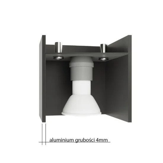 Sollux Quad 1 szürke függesztett lámpa (SOL-SL.0061) GU10 1 izzós IP20