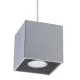 Sollux Quad 1 szürke függesztett lámpa (SOL-SL.0061) GU10 1 izzós IP20