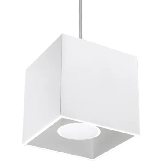 Sollux Quad 1 fehér függesztett lámpa (SOL-SL.0062) GU10 1 izzós IP20