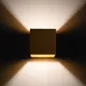 Sollux Quad 1 arany fali lámpa (SOL-Sl.1183) G9 1 izzós IP20