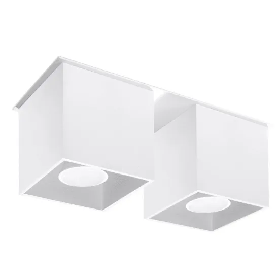 Sollux Quad 2 fehér mennyezeti lámpa (SOL-SL.0065) GU10 2 izzós IP20