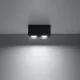 Sollux Quad fekete mennyezeti lámpa (SOL-SL.0381) GU10 2 izzós IP20