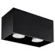 Sollux Quad fekete mennyezeti lámpa (SOL-SL.0381) GU10 2 izzós IP20