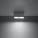 Sollux Quad szürke mennyezeti lámpa (SOL-SL.0382) GU10 2 izzós IP20