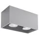 Sollux Quad szürke mennyezeti lámpa (SOL-SL.0382) GU10 2 izzós IP20