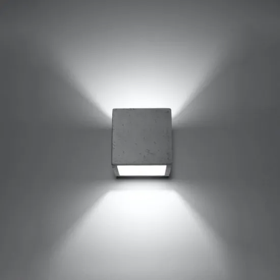 Sollux Quad szürke fali lámpa (SOL-SL.0487) G9 1 izzós IP20