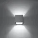Sollux Quad szürke fali lámpa (SOL-SL.0487) G9 1 izzós IP20