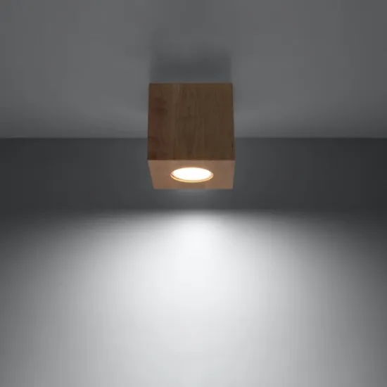 Sollux Quad natúr mennyezeti lámpa (SOL-SL.0493) GU10 1 izzós IP20