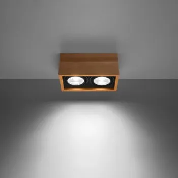 Sollux Quatro 2 natúr mennyezeti lámpa (SOL-SL.0916) GU10/ES111 2 izzós IP20