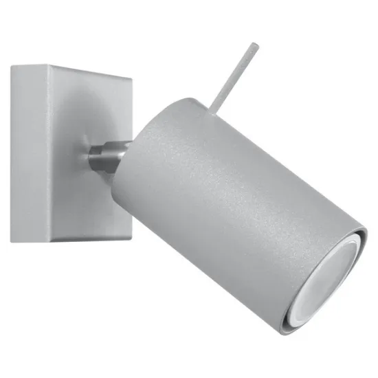 Sollux Ring 1 szürke falikar (SOL-SL.0449) GU10 1 izzós IP20