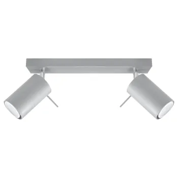 Sollux Ring 2 szürke mennyezeti lámpa (SOL-SL.0450) GU10 2 izzós IP20