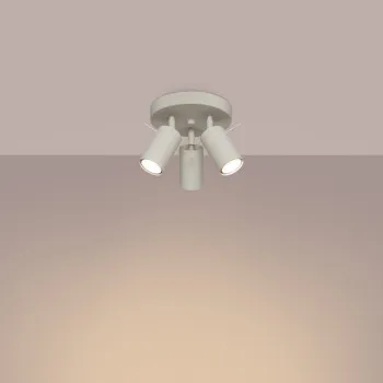 Sollux Ring 3P bézs mennyezeti lámpa (SOL-SL.1497) GU10 3 izzós IP20