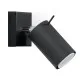 Sollux Ring fekete falikar (SOL-SL.0091) GU10 1 izzós IP20