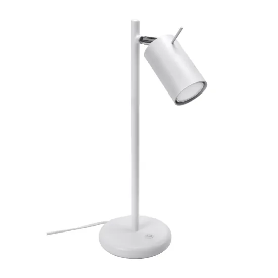 Sollux Ring fehér asztali lámpa (SOL-SL.1090) GU10 1 izzós IP20