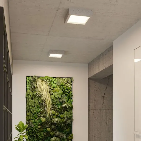 Sollux Riza szürke LED mennyezeti lámpa (SOL-SL.0995) LED 1 izzós IP20