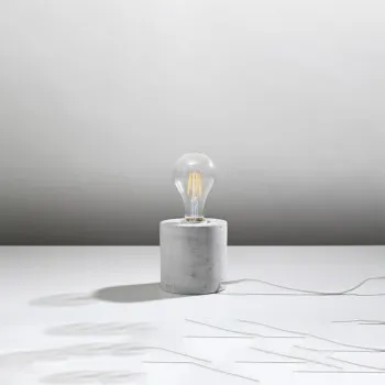 Sollux Salgado szürke asztali lámpa (SOL-SL.0680) E27 1 izzós IP20