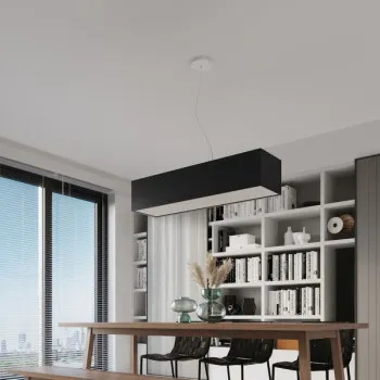 Sollux Santa 120 fekete-fehér függesztett lámpa (SOL-SL.0782) E27 5 izzós IP20