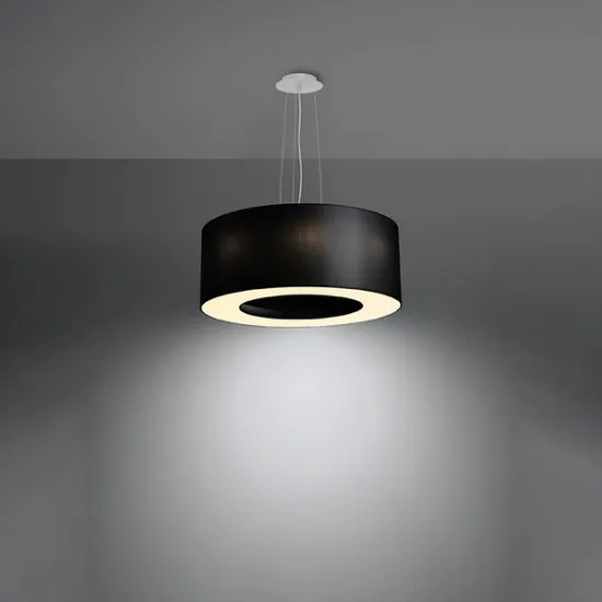 Sollux Saturno 50 fekete-fehér függesztett lámpa (SOL-SL.0748) E27 5 izzós IP20