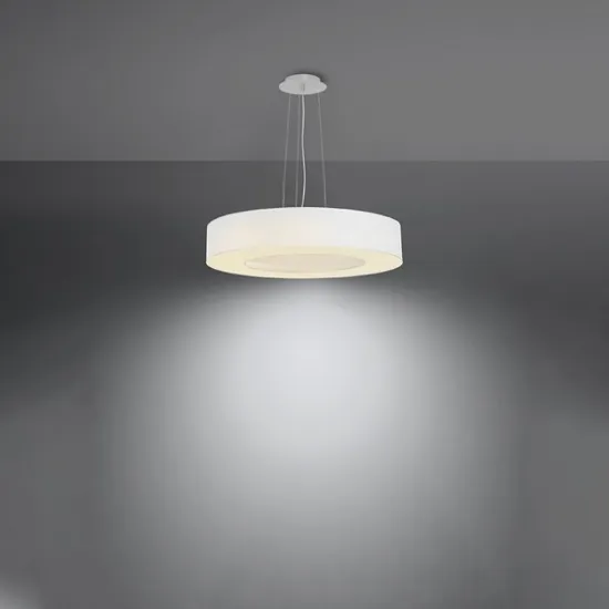 Sollux Saturno Slim 50 fehér függesztett lámpa (SOL-SL.0749) E27 5 izzós IP20