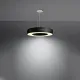 Sollux Saturno Slim 50 fekete-fehér függesztett lámpa (SOL-SL.0750) E27 5 izzós IP20