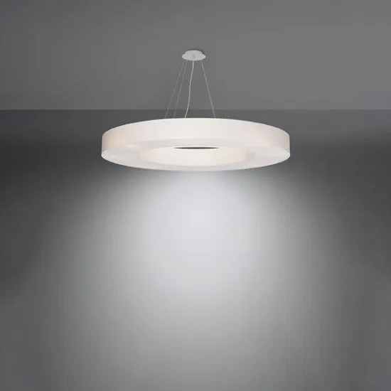 Sollux Saturno Slim 90 fehér függesztett lámpa (SOL-SL.0797) E27 8 izzós IP20
