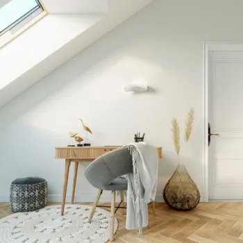 Sollux Sigma Mini fehér fali lámpa (SOL-SL.0229) E27 1 izzós IP20