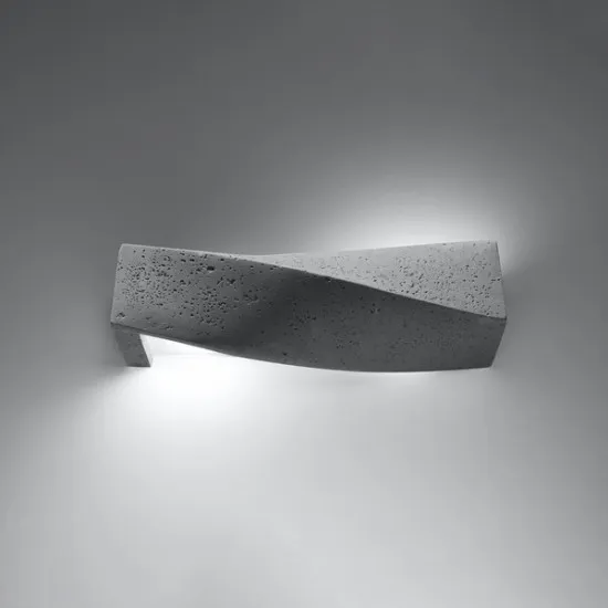 Sollux Sigma szürke fali lámpa (SOL-SL.0644) E27 2 izzós IP20