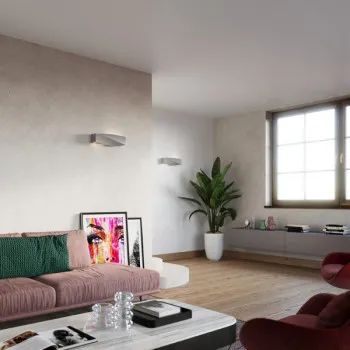 Sollux Sigma szürke fali lámpa (SOL-SL.0869) E27 1 izzós IP20