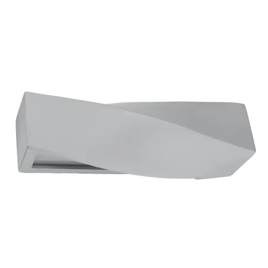 Sollux Sigma szürke fali lámpa (SOL-SL.0869) E27 1 izzós IP20