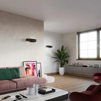 Sollux Sigma fekete fali lámpa (SOL-SL.0870) E27 1 izzós IP20