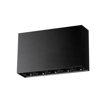 Sollux Sole fekete LED mennyezeti lámpa (SOL-SL.1212) LED 5 izzós IP20