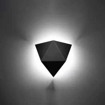 Sollux Solido fekete fali lámpa (SOL-SL.0421) G9 2 izzós IP20