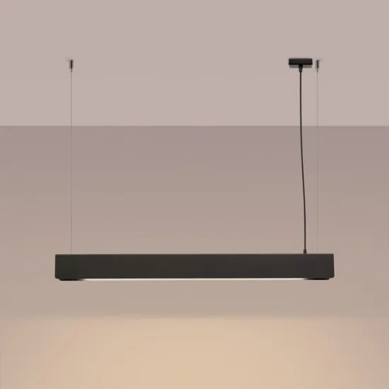 Sollux Spark fekete LED függesztett lámpa (SOL-SL.1395) G13 1 izzós IP20