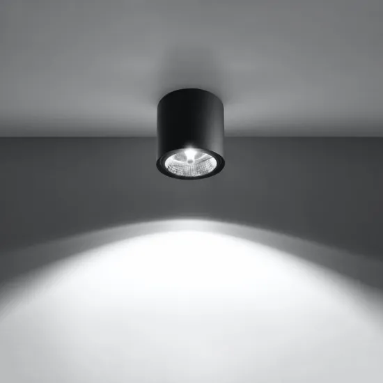 Sollux Tiube fekete mennyezeti lámpa (SOL-SL.0697) GU10/ES111 1 izzós IP20