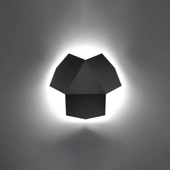 Sollux Tre fekete fali lámpa (SOL-SL.0425) G9 2 izzós IP20