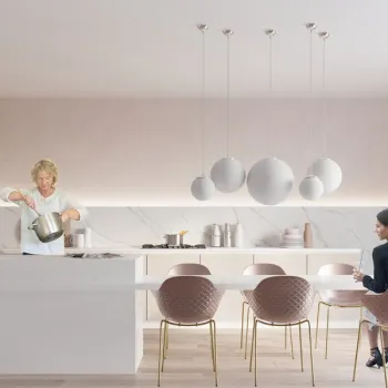 Sollux Ugo 40 króm-fehér függesztett lámpa (SOL-SL.0265) E27 1 izzós IP20