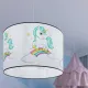Sollux Unicorn 40 fehér-színes gyerek függesztett lámpa (SOL-SL.1413) E27 1 izzós IP20