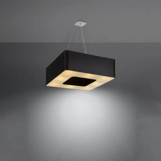 Sollux Urano 60 fekete-fehér függesztett lámpa (SOL-SL.0784) E27 8 izzós IP20