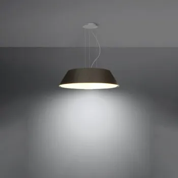 Sollux Vega 60 fekete-fehér függesztett lámpa (SOL-SL.0766) E27 5 izzós IP20