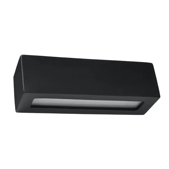 Sollux Vega fekete fali lámpa (SOL-SL.0878) E27 1 izzós IP20