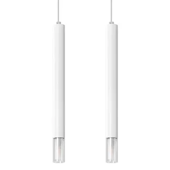 Sollux Wezyr 2 fehér függesztett lámpa (SOL-SL.0958) G9 2 izzós IP20