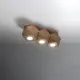 Sollux Woody 3 natúr mennyezeti lámpa (SOL-SL.1010) GU10 3 izzós IP20
