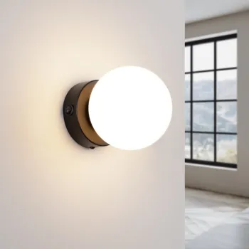 Sollux Yoli 1 fekete-fehér fali lámpa (SOL-SL.1461) G9 1 izzós IP20