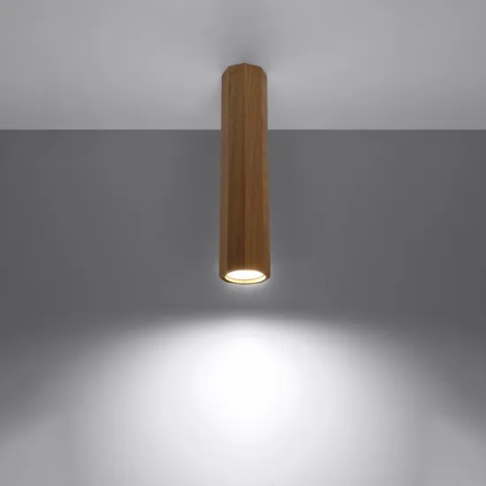 Sollux Zeke 30 tölgy színű mennyezeti lámpa (SOL-SL.1034) GU10 1 izzós IP20